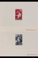 RED CROSS 1968 REUNION Red Cross EPREUVES DE LUXE Complete Set, Yvert 381/82, Very Fine & Fresh Condition. (2 Epreuves)  - Unclassified