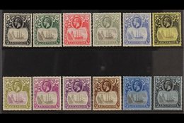 1924-33 Complete Set, SG 10/20, Fine Mint, Very Fresh. (12 Stamps) For More Images, Please Visit Http://www.sandafayre.c - Ascensión