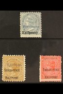 NEW SOUTH WALES 1891 Surcharge "SPECIMEN" Overprinted Set, SG 266s/68s, Fine Mint (3 Stamps) For More Images, Please Vis - Sonstige & Ohne Zuordnung
