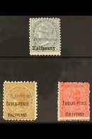 NEW SOUTH WALES 1891 Surcharge "SPECIMEN" Overprinted Set, SG 266s/68s, Fine Mint (3 Stamps) For More Images, Please Vis - Other & Unclassified