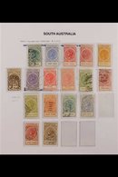 SOUTH AUSTRALIA 1855-1912 Mint And Used (mainly Used) Collection On Leaves, Much Of Interest Throughout With Many Better - Andere & Zonder Classificatie