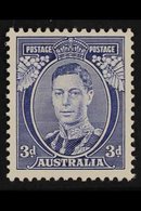 1937 KGVI 3d Blue, Perf 13½ X 14, Die 1a, SG 168b, Never Hinged Mint. For More Images, Please Visit Http://www.sandafayr - Other & Unclassified
