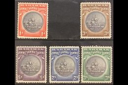 1930 Tercentenary Of Colony Set, SG 126/30, Fine Mint (5 Stamps) For More Images, Please Visit Http://www.sandafayre.com - Other & Unclassified