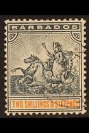 1892-1903 2s.6d Blue-black And Orange, SG 114, Fine Cds Used. For More Images, Please Visit Http://www.sandafayre.com/it - Barbados (...-1966)