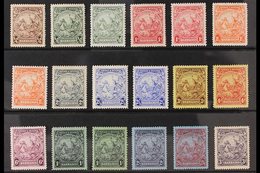 1925-35 Complete Set With All Perforation Types, SG 229/39 & 230a/37a, Fine Mint, Very Fresh. (18 Stamps) For More Image - Barbados (...-1966)