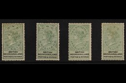 BRITISH BECHUANALAND 1888 Tall QV (green And Black) 1s To 5s, SG 15/18, Good To Fine Mint. (4 Stamps) For More Images, P - Autres & Non Classés