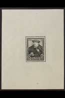 1935 5f + 5f Olive Grey "Brussels Philatelic Exhibition" Miniature Sheet, Cob BL 4, SG MS688, Very Fine Mint For More Im - Otros & Sin Clasificación