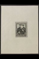 1935 5f + 5f Olive Grey "Brussels Philatelic Exhibition" Miniature Sheet, Cob BL 4, SG MS688, Very Fine Mint For More Im - Sonstige & Ohne Zuordnung