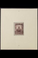 1936 70c + 30c Red Brown Borgerhout Philatelic Exhibition Miniature Sheet, Cob BL 5, SG MS775, Never Hinged Mint (1 Shee - Autres & Non Classés