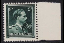 1956 5f Blue Green "King Leopold", Perf 11, Cob 1007, SG 1089, Never Hinged Mint For More Images, Please Visit Http://ww - Autres & Non Classés