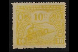 RAILWAY PARCEL STAMP 1920 10fr Yellow, Mi 121, SG P279, Fine Mint. For More Images, Please Visit Http://www.sandafayre.c - Sonstige & Ohne Zuordnung