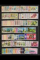 1970-1981 ALL DIFFERENT NEVER HINGED MINT Includes 1970 Surcharges Set, 1970-75 Flowers Definitives Set (plus The Later  - Bermudes