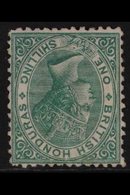 1872 1s Deep Green, Variety "wmk Inverted", SG 10aw, Fine Mint. Unpriced Mint By SG. For More Images, Please Visit Http: - Brits-Honduras (...-1970)