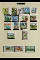 1968-1973 NEVER HINGED MINT COLLECTION In Hingeless Mounts On Leaves, All Different, Includes 1968 "B.I.O.T." Opts Set,  - Territoire Britannique De L'Océan Indien
