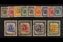 CYRENAICA 1950 "Horseman" Set, SG 136/48, Used, Many With Scarce Commercial Cancels. (13 Stamps) For More Images, Please - Italiaans Oost-Afrika