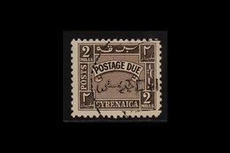CYRENAICA POSTAGE DUES 1950 2m Brown, SG D149, Very Fine Used. For More Images, Please Visit Http://www.sandafayre.com/i - Italiaans Oost-Afrika