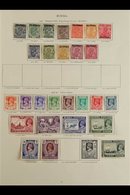 1937-1947 FINE MINT COLLECTION. An Attractive, ALL DIFFERENT Collection On Imperial Printed Pages. With 1937 (India KGV  - Birmanie (...-1947)