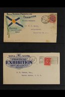 1900 - 1939 Group Of 4 Used Coloured Illustrated Covers For The Nova Scotia Provincial Exhibitions Of 1900, 1933, 1938 A - Sonstige & Ohne Zuordnung