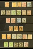 1861-72 Attractive Range With 1861 (perf 9) 2d Rose Fine Used, 1862-69 (yellowish Paper) 1c Both Unused And Used, 2d Min - Sonstige & Ohne Zuordnung