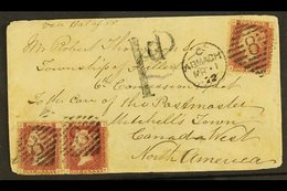 1872 INCOMING COVER FROM IRELAND. 1872 (1 March) Cover Addressed To Fullarton, Township Of Mitchell, Bearing Great Brita - Autres & Non Classés