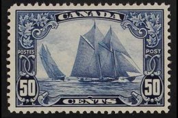 1928-29 50c Blue Bluenose, SG 284, Superb Mint, Very Fine Centring, Very Fresh. For More Images, Please Visit Http://www - Autres & Non Classés