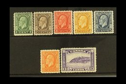 1932-3 KGV "Medallion" Definitives, Complete Set, SG 319/25, Minor Perf Fault On Top On 13c, Otherwise Never Hinged Mint - Other & Unclassified