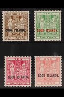 1936 Postal Fiscal Set Complete, SG 118/21, Very Fine Mint. (4 Stamps) For More Images, Please Visit Http://www.sandafay - Cookinseln