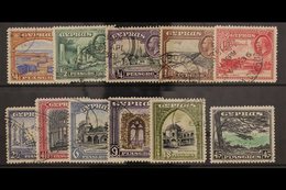 1934 Pictorial Set, SG 133/143, Fine Used. (11 Stamps) For More Images, Please Visit Http://www.sandafayre.com/itemdetai - Other & Unclassified