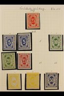 RAILWAY LOCAL STAMPS TROLDHEDE KOLDING VEJEN JERNBANE 1917-1967 Interesting Mint (mostly Never Hinged) And Used Collecti - Other & Unclassified