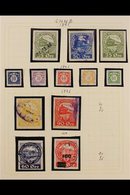 RAILWAY LOCAL STAMPS STUBBEKOBING NYKOBING NYSTED JERNBANE 1941-1960 Mostly Used Collection In Hingeless Mounts On Leave - Andere & Zonder Classificatie