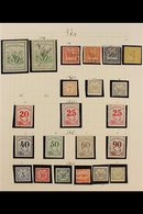 RAILWAY LOCAL STAMPS SYDFYENSKE JERNBANE (S.F.J.) 1876-1946 Mint & Used Collection In Hingeless Mounts On Leaves, All Di - Andere & Zonder Classificatie