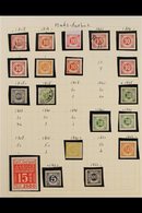 RAILWAY LOCAL STAMPS AARHUS ODDER HOU JERNBANE 1908-1953 Mint (mostly Never Hinged) And Used Collection In Hingeless Mou - Other & Unclassified