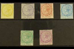 1877-79 CC Watermark Set, SG 4/9, Fine Mint (6 Stamps) For More Images, Please Visit Http://www.sandafayre.com/itemdetai - Dominique (...-1978)