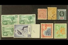 1872-1950 MINT & USED HOARD Useful Ranges Incl. 1872 Surcharges Set Mint Or Used, 1876-77 Wove Paper 1d Unused, 2d On 3d - Fiji (...-1970)