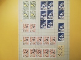 PAGINA PAGE ALBUM CINA CHINA VARIETA' ATTACCATI PAGE WITH STAMPS COLLEZIONI LOTTO LOTS - Colecciones & Series