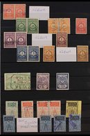 RAILWAY LOCAL STAMPS 1940's-1950's Interesting Used Collection On Stock Pages, Includes Suomen Valtionrautatiet (x14), L - Sonstige & Ohne Zuordnung