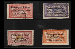 SYRIA 1923. "Syria Grand Liban" Poste Par Avion Overprinted Set, SG 114/117, Fine Used (4 Stamps) For More Images, Pleas - Sonstige & Ohne Zuordnung