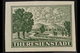 BOHEMIA AND MORAVIA ZULASSUNGSMARKEN Approval Stamps For Parcels At Theresienstadt Concentration Camp. 1943 (no Value) D - Autres & Non Classés