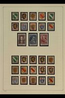 FRENCH ZONE 1945-1949 COMPREHENSIVE VERY FINE CDS USED COLLECTION In Hingeless Mounts On Leaves, Includes GENERAL ISSUES - Sonstige & Ohne Zuordnung