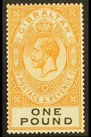 1925-32 £1 Red-orange & Black, SG 107, Never Hinged Mint For More Images, Please Visit Http://www.sandafayre.com/itemdet - Gibraltar