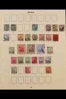 GWALIOR 1885-1935 FINE USED COLLECTION On Pages, Virtually All Different, Includes 1885-97 Black Opts Most Vals To 5r, 1 - Other & Unclassified