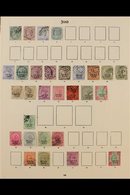 JIND 1885-1934 FINE USED COLLECTION On Pages, Virtually All Different, Includes 1885 (July) Set To 4a (indistinct Cancel - Other & Unclassified