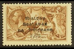 1922 2s6d Sepia-brown Dollard Overprint NISSEN RE-ENTRY (position R. 1/3 Plate 2/4 R), Hibernian T12a, Fine Mint, A Few  - Otros & Sin Clasificación