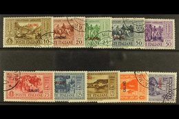 DODECANESE ISLANDS CALINO 1932 Garibaldi Set, SG 89/98, Sassone S.47, Very Fine Used (10). For More Images, Please Visit - Sonstige & Ohne Zuordnung