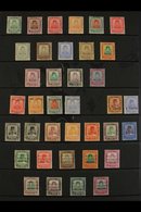 TRENGGANU 1910-1941 ALL DIFFERENT MINT COLLECTION Presented On A Stock Page With 1910-1910 Sultan Zain Set To 30c & $1,  - Other & Unclassified