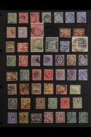 1885-1935 ALL DIFFERENT USED COLLECTION Nicely Represented For The Period. Note 1885-90 Set Plus 1d And 2½d Additional L - Malta (...-1964)
