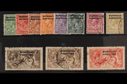 BRITISH 1914-31 Complete Set With Both Waterlow And Bradbury 2s6d, SG 42/54, Very Fine Used. (11 Stamps) For More Images - Otros & Sin Clasificación