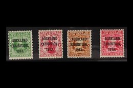 1913 Auckland Exhibition Overprinted Set, SG 412/15, Very Fine Mint (4 Stamps). For More Images, Please Visit Http://www - Other & Unclassified