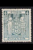 POSTAL FISCAL 1931-40. £4 Light Blue, SG F166, Very Fine Used For More Images, Please Visit Http://www.sandafayre.com/it - Sonstige & Ohne Zuordnung