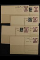 1947-48 Postal Stationery, Very Fine Unused Postage & Service P/cards Of Various Types Including Uprated And Local Hands - Pakistán